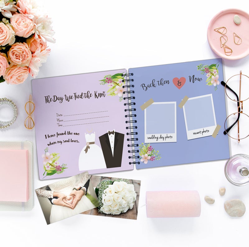 Unconditional ROSIE Wedding Gift for Couple, Memory Book | A Hardcover Journal to Document Anniversaries from The 1st to The 50th Year | Present for Him/Her | Personalized Surprise for Husband & Wife - Image 2